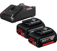 Kit de démarrage sans fil GBA Bosch / 2x batterie 5,0 Ah + chargeur GAL 18V-40