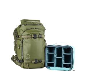Kit de démarrage Shimoda Action X25 v2, sac à dos d'aventure pour la photographie en extérieur avec petite unité centrale sans miroir, convient aux appareils photo sans miroir et reflex, étui pour
