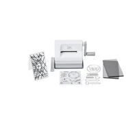 Kit de démarrage Sizzix Sidekick, mini machine de découpe manuelle, blanc et gris