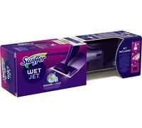 Kit de démarrage Swiffer WetJet pour le nettoyage des sols - lingettes + nettoyant pour sols (1 paquet)