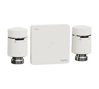 Kit de démarrage vanne thermostatique connectée Schneider Electric Wiser blanc