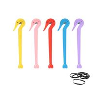 Kit De Déménagement À Cravate - Coupe-corde Élastique À Cinq Pièces, Outil En Queue De Cheval | Dispositif De Coupe En Caoutchouc, Accessoires De Soins Pour Les Filles Pour Lses Femmes Pour