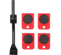 Kit de déménagement pour meubles lourds - Easy Mover avec 4 roulettes coulissantes & kit de levage réglable pour canapés, armoires & tables