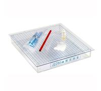 Kit de démonstration de physique en salle de classe pour expériences sur film d'huile, panneau transparent marqué aide pédagogique pour les leçons d'arrangement moléculaire et les études à domicile