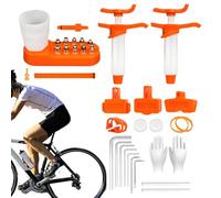 Kit de démontage de frein - Kit d'injecteur d'huile - Extracteur de fluide antidérapant - Outil de frein à disque, outils d'huile de frein de vélo de précision, convient pour montagne, camping