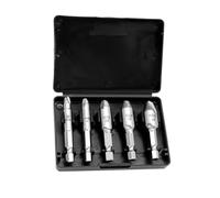 Kit de démontage de vis cassés, ensemble d'outils de retrait de vis endommagés | Outil de retrait de 5 pièces pour enlever les boulons endommagés - Vis pour tête de bande