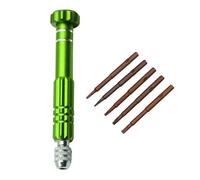 Kit de démontage portable 5 en 1 avec têtes interchangeables pour bricoleurs et artisans en alliage d'aluminium