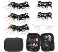 Kit de démontage professionnel de 82 pièces avec boîte de rangement de protection pour enlever et réparer les faisceaux de câblage des connecteurs dans l'automobile et la maison