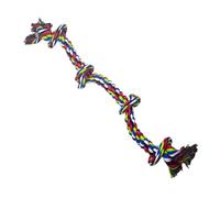 Kit de dentition - Ficelle textile naturelle, boucle robuste, maille nettoyante flexible | Jouet à mâcher résistant pour chiot, arrière-cour, réunion de , amis, jeux, activité