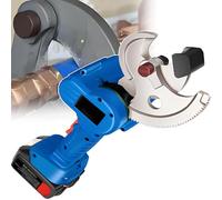 Kit de dénudage de câble à cliquet électrique robuste, fonctionnement silencieux de 76 dB, plus de 100 coupes pour électriciens, parfait pour les chantiers difficiles