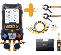 Kit de dépressurisation intelligent testo 0564 3558 pression, température avec jeu de tuyaux de remplissage