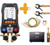Kit de dépressurisation intelligent testo 0564 3558 pression, température avec jeu de tuyaux de remplissage