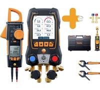 Kit de dépressurisation intelligent testo 0564 4558 température, pression avec pince ampèremétrique