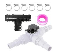 Kit de dérivation de chauffage de piscine, ensemble de régulation de connexion rapide, raccord de tuyau qui relie plusieurs unités, pièce de rechange pour tuyaux de 1,3/1,5 pouces, accessoire