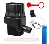 Kit de dérivation de de pluie - Collecteur d'eau de pluie réglable et respectueux de l'environnement, valve de filtration incluse, inverseur de bec de 5,1 x 7,6 cm | Système de récolte