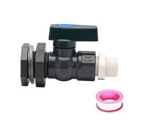 Kit de dérivation de pluie en PVC, kit de vanne de pluie 3/4 po