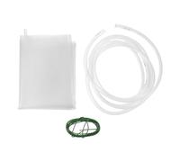 Kit de dérivation d'eau de pluie sans couture - Protection de gouttière 50 x 60 cm avec tuyau de drainage de 2 m, solution de toit étanche pour une utilisation domestique et extérieure