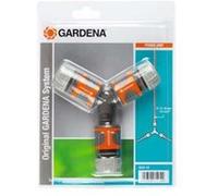 Nécessaire de dérivation GARDENA en Y pour arrosage 13 mm (1/2') et 15 mm (5/8') - 1828720