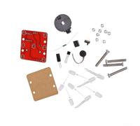 Kit de dés électroniques 7 LED rouge, vert, bleu à souder (bleu) | Activation du capteur de vibration, tactile, secouer pour rouler, jeu engageant, favori des amateurs