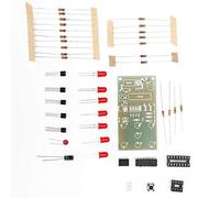 Kit De Dés Électroniques DIY 4.5 5V LED NE555 CD4017 Métal Bleu Vert Hexaèdre Jeu Électronique pour Projet Éducatif