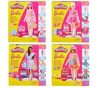 Play-doh Barbie Doll Designer 4 Models Random Shipping Assorted Rose Enfants