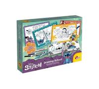 Lisciani - DISNEY STITCH - Ecole de Dessin Stitch - Kit Créatif de Dessins et Coloriages Pour Enfants dès 5 Ans - 4 Ardoises Effaçables, Feutres & Cahier d'Exercices - Apprendre à Ecrire & Dessiner