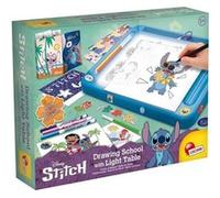 Lisciani - DISNEY STITCH - École de Dessins par Projection Pour Enfants dès 5 Ans - Apprendre à Dessiner avec Stitch sur une Table Lumineuse A4 - Inclus Pochoirs, Stickers, Feutres Parfumés et Plus
