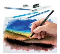 Kit de dessin Watercolour Design Journey,18 pièces