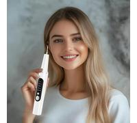 Kit de Détartrage Dentaire, 5 Niveaux LED, 4 Têtes Remplaçables, Nettoyage Professionnel