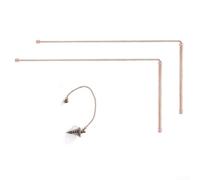 Kit de détecteur de métaux en cuivre pur à 99,99 % pour trouver des objets, exploration de l'eau, chasse au trésor, outil de radiesthésie (B)
