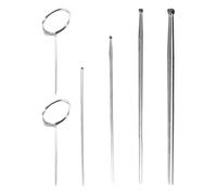 Kit de détecteur de sexe de sondes de serpent pour reptiles - Identification professionnelle du sexe en acier inoxydable Excellents outils Corn King Hognose Breeding Supply Accessoire portable