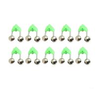 Kit de détecteur de touche compact avec 10 cloches à clipser pour une détection efficace des appâts (007#)