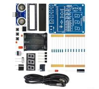 Kit de détection de distance, kit de détection de distance du module | Apprenez les circuits électroniques avec STC89C51, idéal pour les projets de soudure en t à faire soi-même