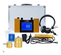 Kit De Détection De Fuite d'eau for Intérieur Et Extérieur Détecteur De Fuite De Plomberie Professionnel Détecteur De Fuite d'eau Souterraine pour La Détection De Plomberie(F999L)