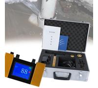 Kit de détection de Fuite d'eau for intérieur et extérieur, détecteur de Fuite d'eau souterraine, détecteur de Fuite de plomberie Professionnel avec Casque et 4 Vitesses réglables