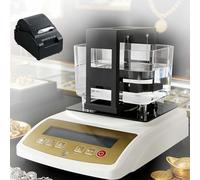 Kit De Détection De Pureté De l'or Commercial, Testeur De Valeur K De l'or, Densimètre pour Métaux, Kit De Test d'argent, Machine De Test des Analyseur Métaux Précieux(W/Printer,XF2203K)
