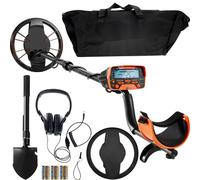 Kit de détection du professionnel pour adultes - Détecteur de métaux multifonctions avec 7 modes - Bobine étanche de 25,4 cm pour une recherche plus profonde - Avec pelle et sac de transport