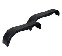 Kit de Deux Garde-Boue jumelés pour remorque DOMAR D20300 13-14", passages de Roues Plats 1500/240mm