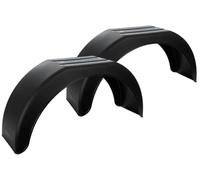 Kit de Deux Garde-Boue pour remorque 14-15" DOMAR D20130, passages de Roues Plats 790/220mm