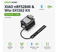 Kit de développement Meshtastic XIAO nRF52840 & Wio SX1262 868MHZ 915MHz Antenne LoRa 862-930MHz LoRaWAN basse consommation Bluetooth NFC 2 PCS