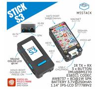 Kit de développement officiel M5Stack M5Sticks3 ESP32S3 Mini loT StickS3