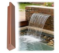 Kit de déversement de cascade personnalisable pour grenier, arrière-cour et jardin avec débit uniforme de cascade