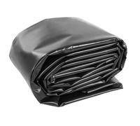 Kit de déversoir pour cascade extérieure, tuyau ondulé, bâche noire robuste pour bassins à carpes koï, jardins aquatiques et cascades - Membrane de jardin durable pour petits et grands bassi