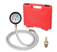 Kit de diagnostic de contre-pression pour échappement diesel avec tuyau en acier inoxydable raccord rapide et mesures claires de bar PSI