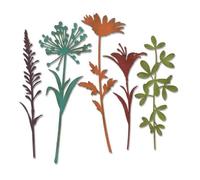 Sizzix Tiges de Fleurs Sauvages # 2 Matrice, Multicolore, Taille Unique