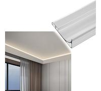 Kit de diffuseur de lumière pour moulures décoratives - Plinthe LED blanche pour décoration intérieure/extérieure de plafonds, sols et corniches, 14 m (45,9 pi) - Idéal pour les hôtels et le