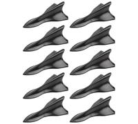 Kit de diffuseur de nageoires de requin 10pc - aileron de spoiler de toit de voiture, accessoire de camions d'auto aérodynamique portable, SUVS légers Modification automatique de la nageoire de requin