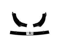Kit de diffuseur de Pare-Chocs Avant, 3 pièces, Compatible avec Mercedes Classe C W205 C205 S205 C160 C200 C180 C300 C400 C450 AMG 2019-2021(Gloss Black)