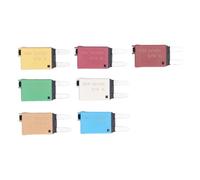 Kit de disjoncteurs à fusible à réarmement manuel 7 pièces, protecteur de fusible à lame ATC ATO, disjoncteur à fusible réarmable de 32 VDC et 5 A à 30 A pour systèmes électriques