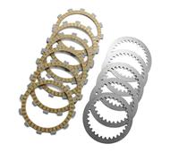 Kit de disque de friction d'embrayage for moto Wolf, compatible avec DF200ET, DF200EW, DF200, DR200, GHJ, RV200, GSF250 R, GSXR250 et GSXR250 UN.